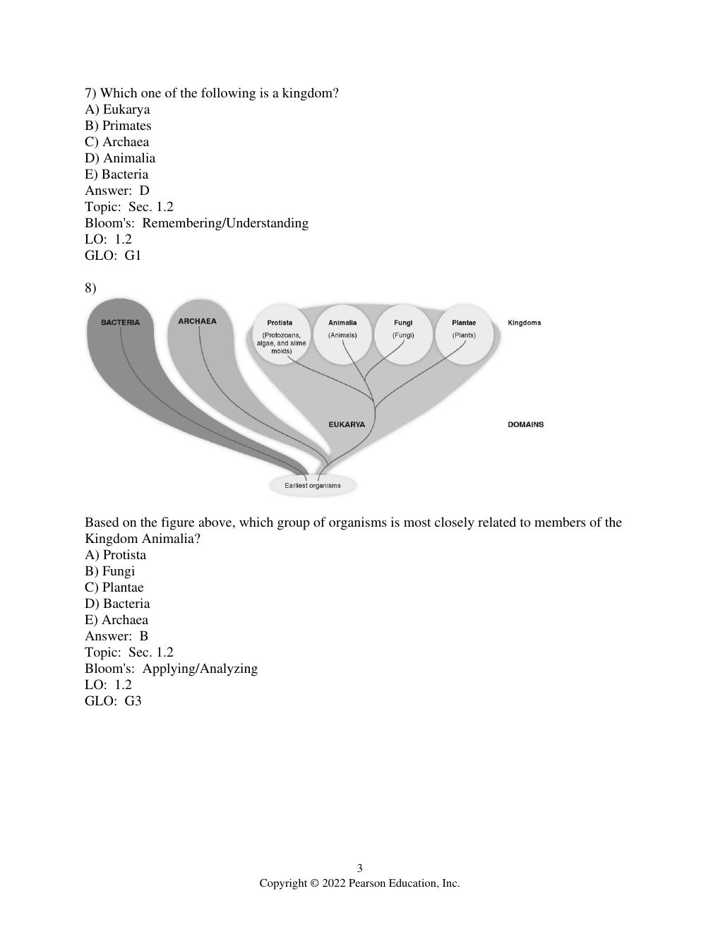 Preview page 5 of Test Bank Human Biology Concepts and Current Issues 9th Edition By Michael Johnson, Suzanne Long