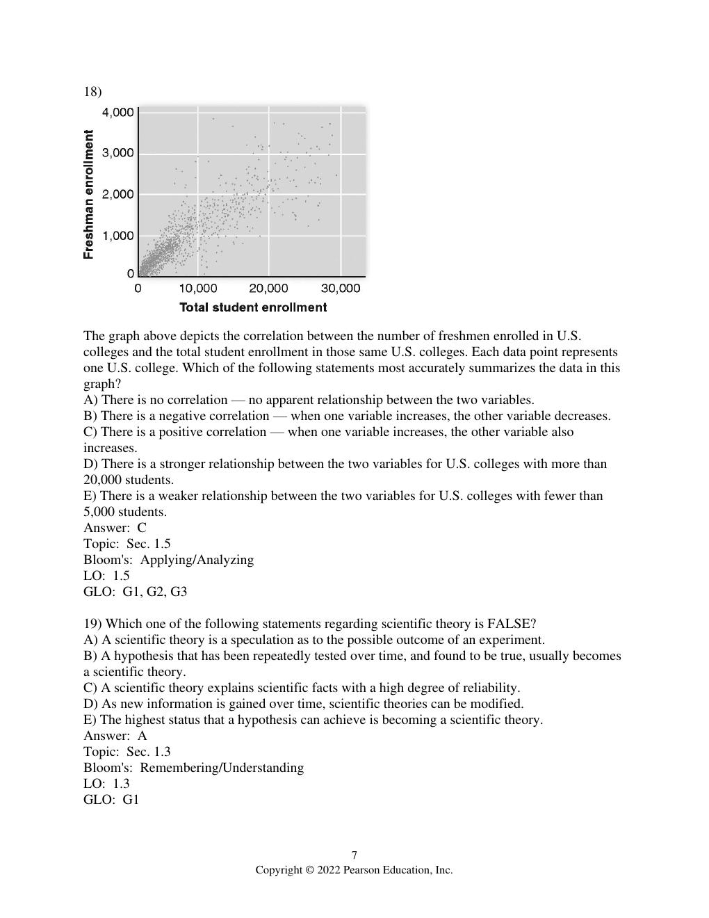 Preview page 9 of Test Bank Human Biology Concepts and Current Issues 9th Edition By Michael Johnson, Suzanne Long