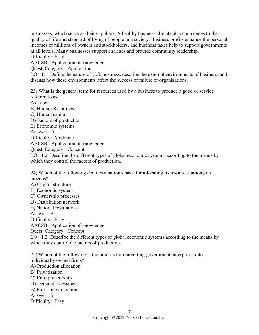 Preview page 9 of Test Bank For Business Essentials 13th Edition By Ronald Ebert, Ricky Griffi