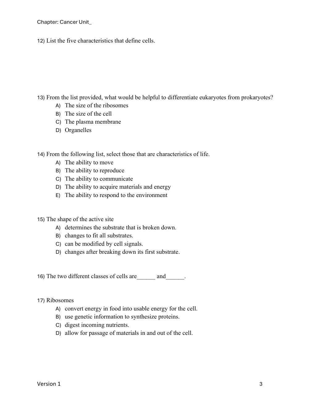 Preview page 5 of Test Bank Why Biology 2025 EverGreen Release By Michael Windelspecht