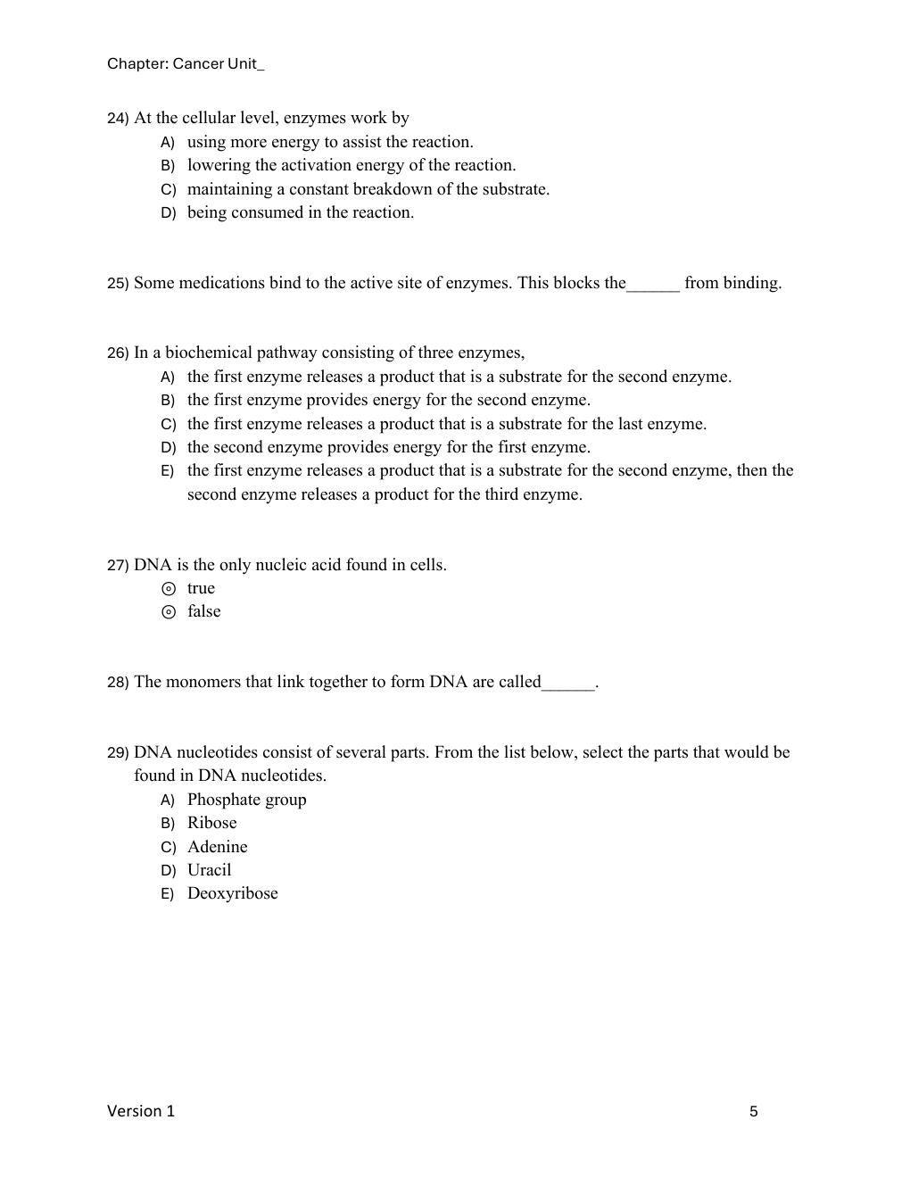 Preview page 7 of Test Bank Why Biology 2025 EverGreen Release By Michael Windelspecht