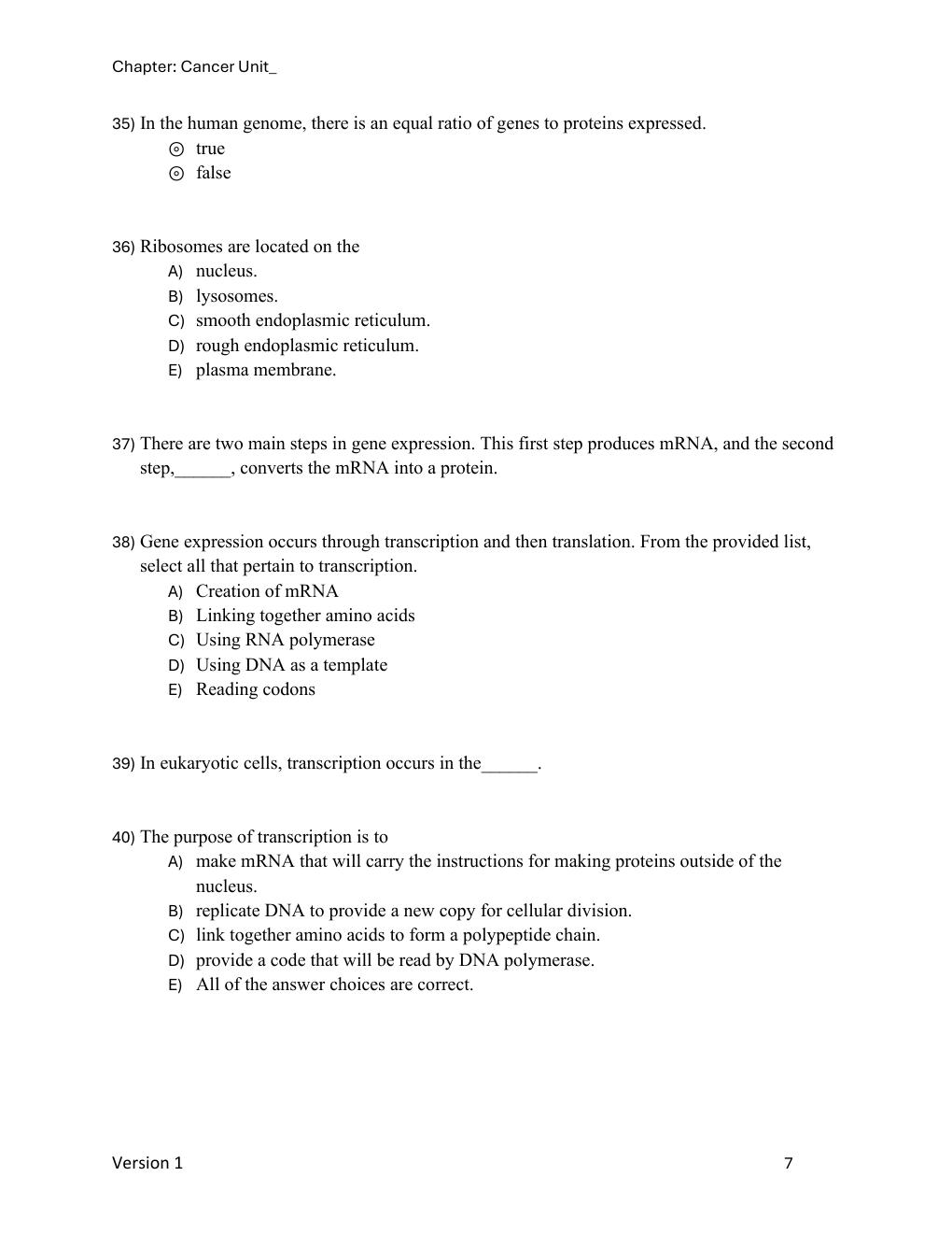 Preview page 9 of Test Bank Why Biology 2025 EverGreen Release By Michael Windelspecht