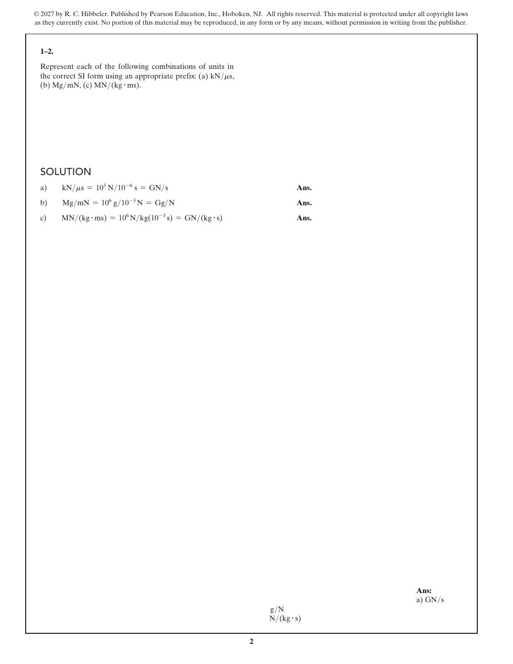 Preview page 4 of Solutions Manual Engineering Mechanics Statics 16th Edition By Russell C. Hibbeler | Contains Chapters 1-11