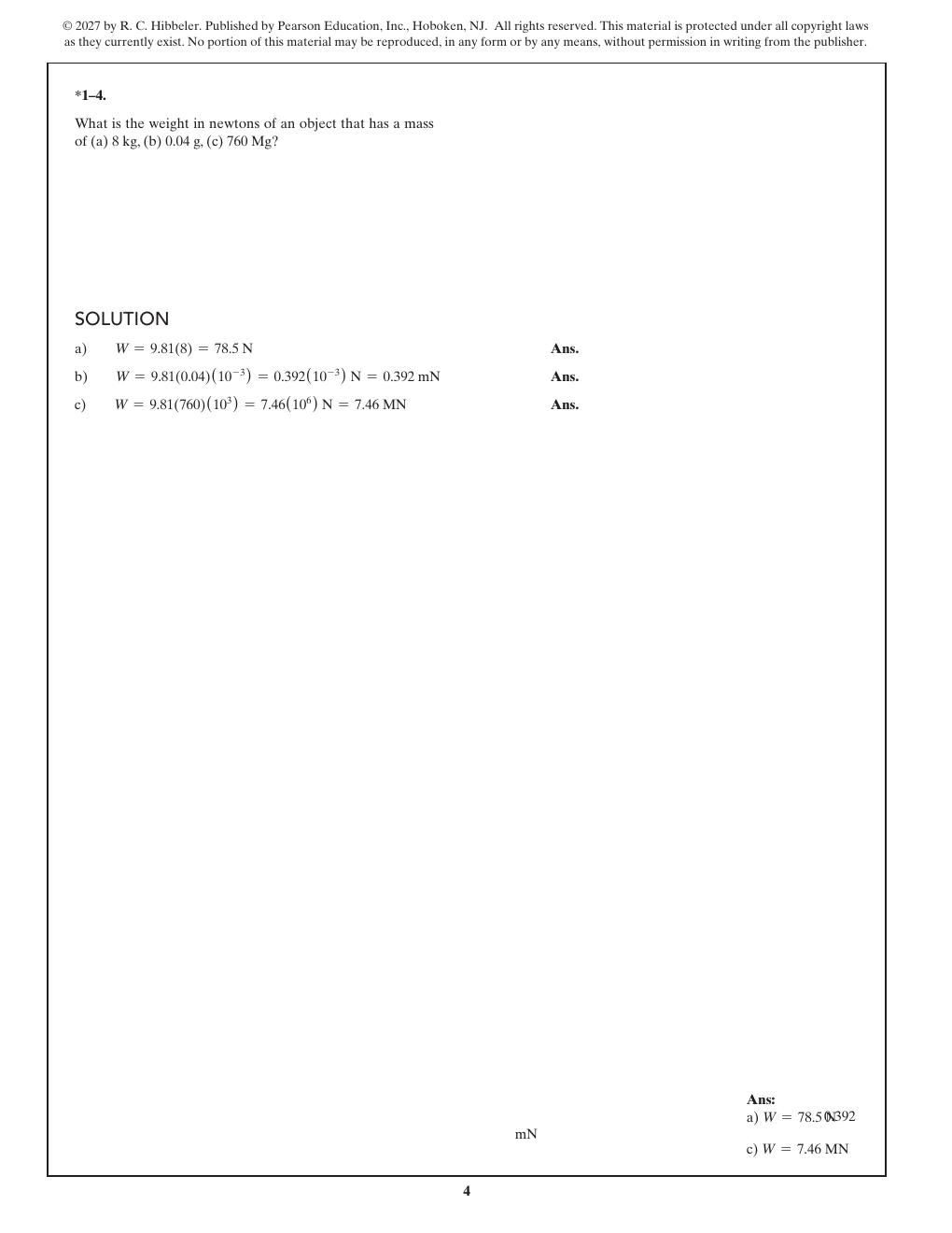 Preview page 6 of Solutions Manual Engineering Mechanics Statics 16th Edition By Russell C. Hibbeler | Contains Chapters 1-11