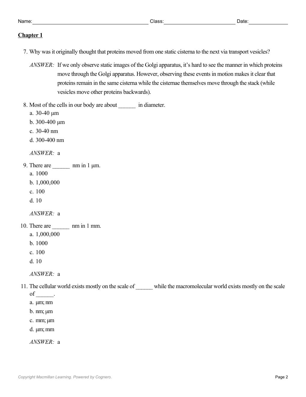Preview page 4 of Test Bank Interactive Cell Biology 1st Edition By Andrew Catalano