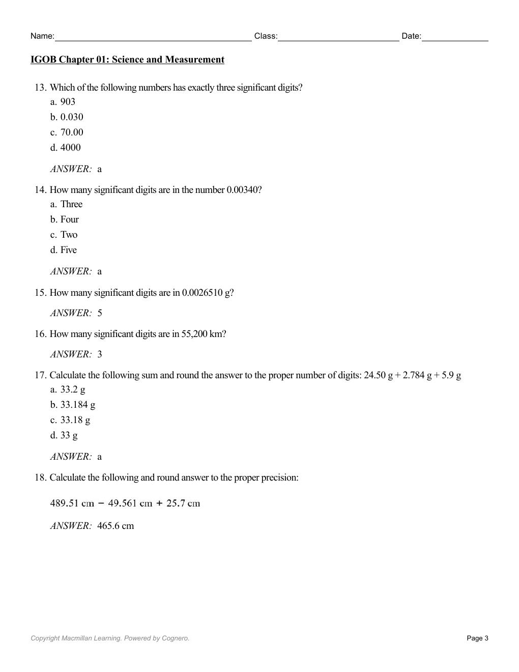 Preview page 5 of Test Bank Interactive General, Organic, & Biological Chemistry 1st Edition By Macmillan Learning