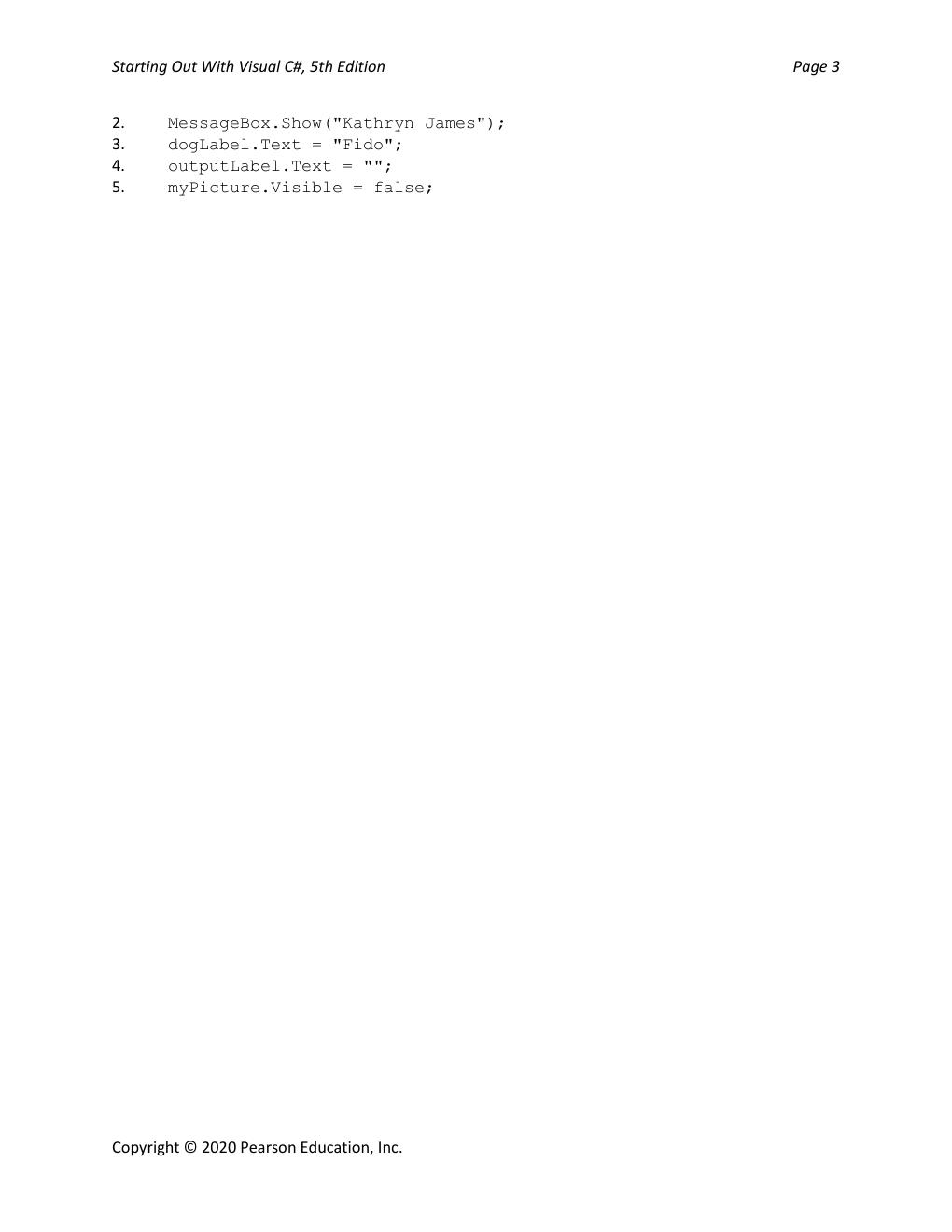 Preview page 8 of Solutions Manual Starting out with Visual C# 6th Edition By Tony Gaddis