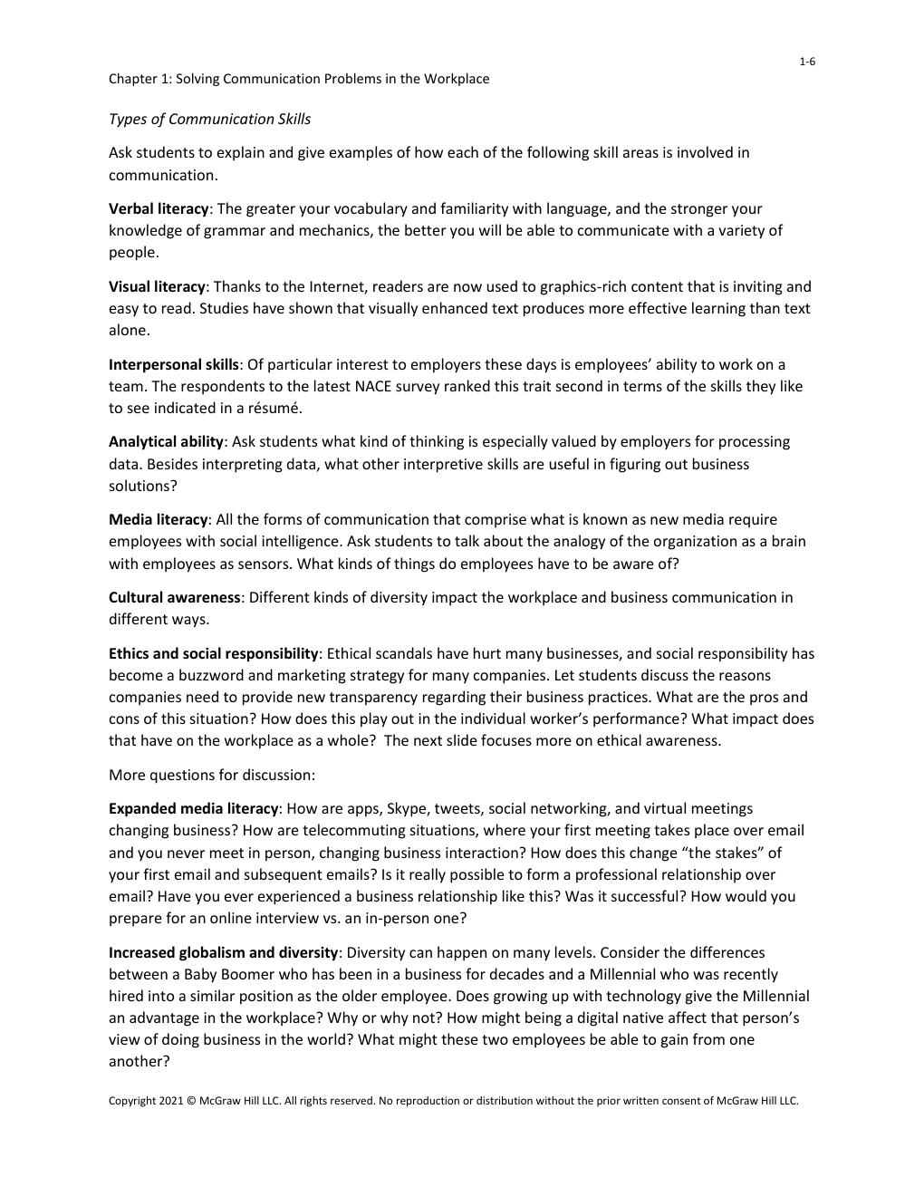 Preview page 8 of Instructor Manual Business Communication A Problem-Solving Approach 2nd Edition By Paula Lentz, Kathryn Rentz, Kristen G