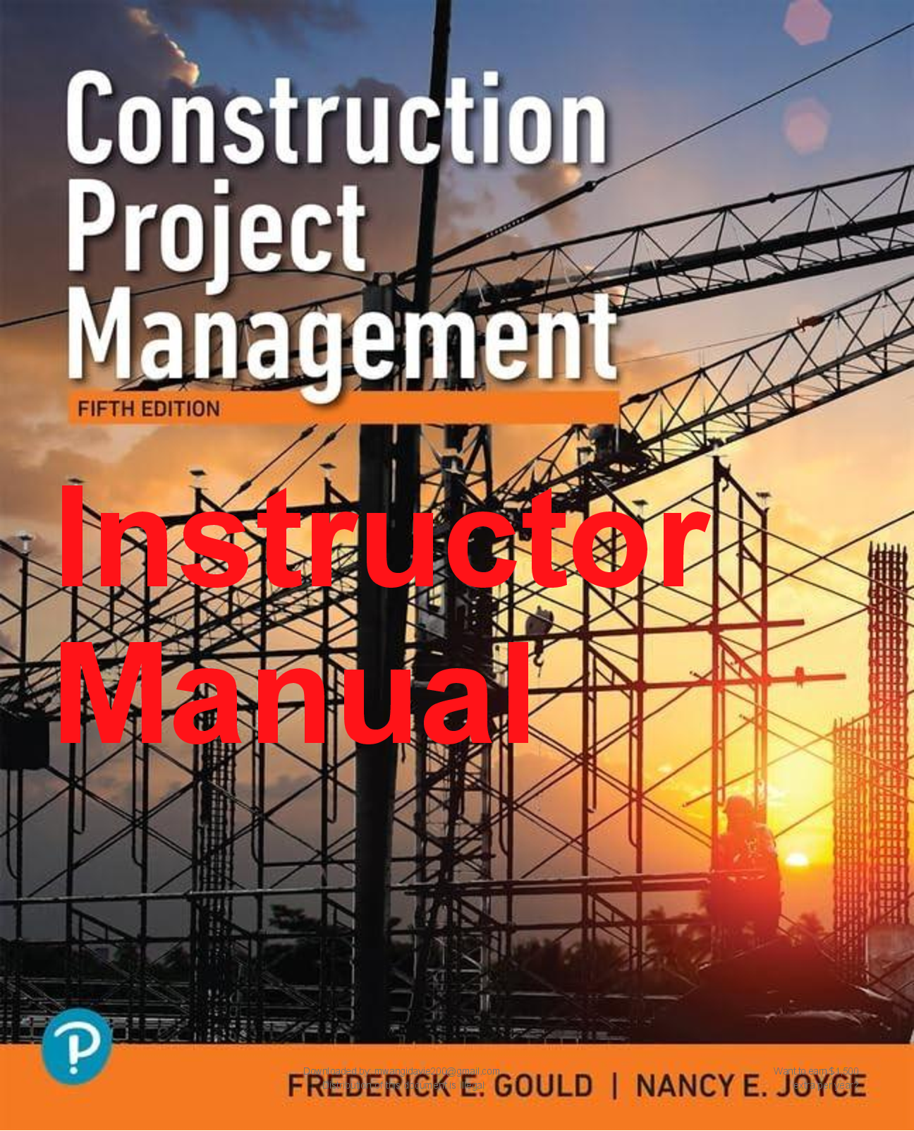 Preview page 2 of SOLUTIONS MANUAL  FOR CONSTRUCTION  PROJECT  MANAGEMENT 5TH  EDITION BY  FREDERICK  GOULD,  NANCY 2026/2027  UPDATE