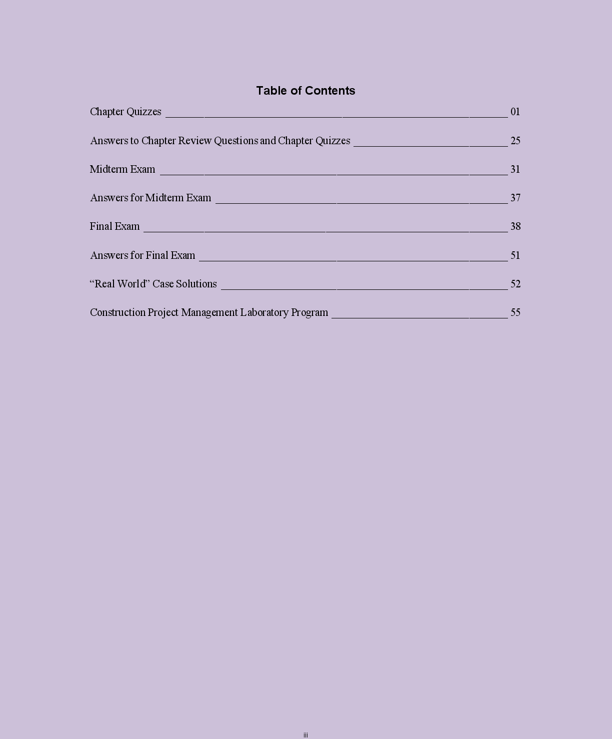 Preview page 3 of SOLUTIONS MANUAL  FOR CONSTRUCTION  PROJECT  MANAGEMENT 5TH  EDITION BY  FREDERICK  GOULD,  NANCY 2026/2027  UPDATE