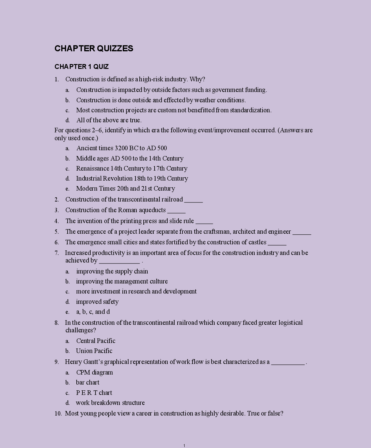 Preview page 4 of SOLUTIONS MANUAL  FOR CONSTRUCTION  PROJECT  MANAGEMENT 5TH  EDITION BY  FREDERICK  GOULD,  NANCY 2026/2027  UPDATE
