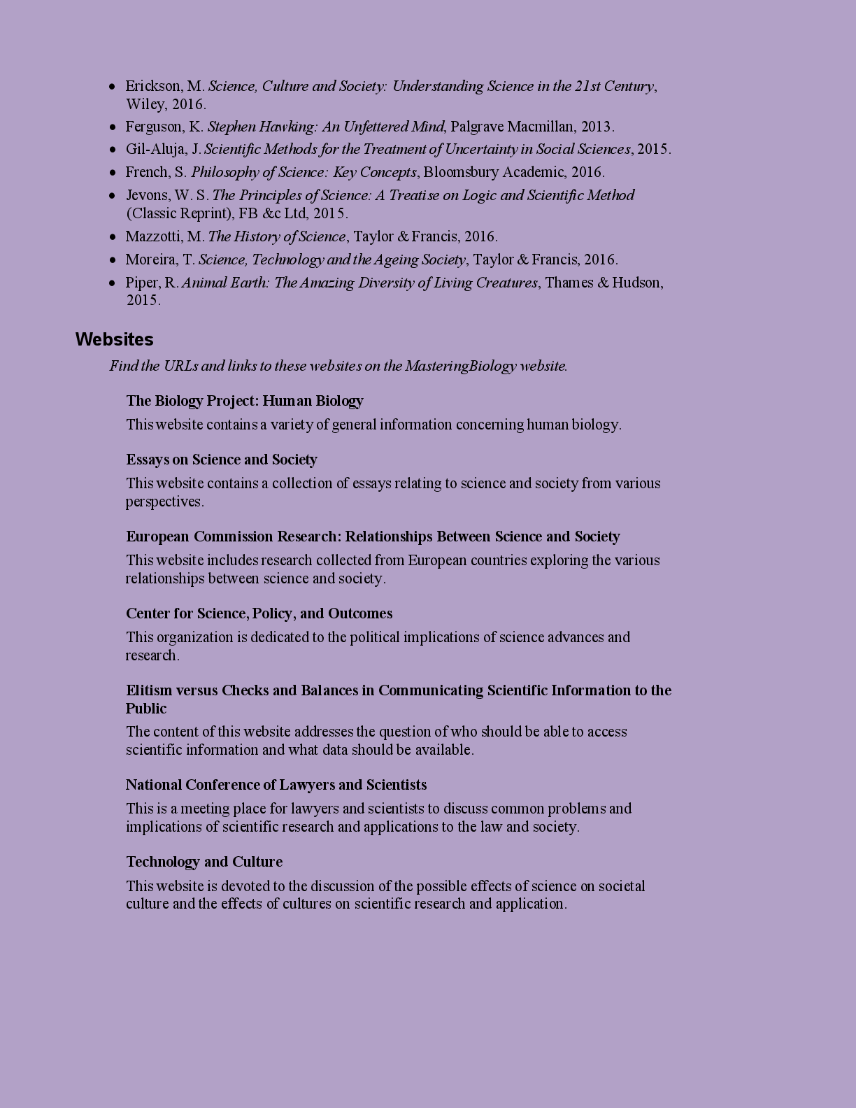 Preview page 10 of SOLUTIONS MANUAL  FOR HUMAN BIOLOGY   CONCEPTS AND  CURRENT ISSUES 9TH  EDITION  BY MICHAEL  JOHNSON 2026/2027  UPDATE