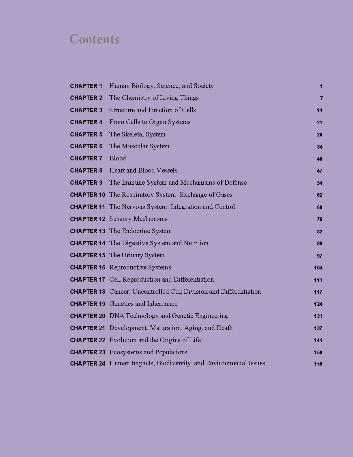 Preview page 3 of SOLUTIONS MANUAL  FOR HUMAN BIOLOGY   CONCEPTS AND  CURRENT ISSUES 9TH  EDITION  BY MICHAEL  JOHNSON 2026/2027  UPDATE