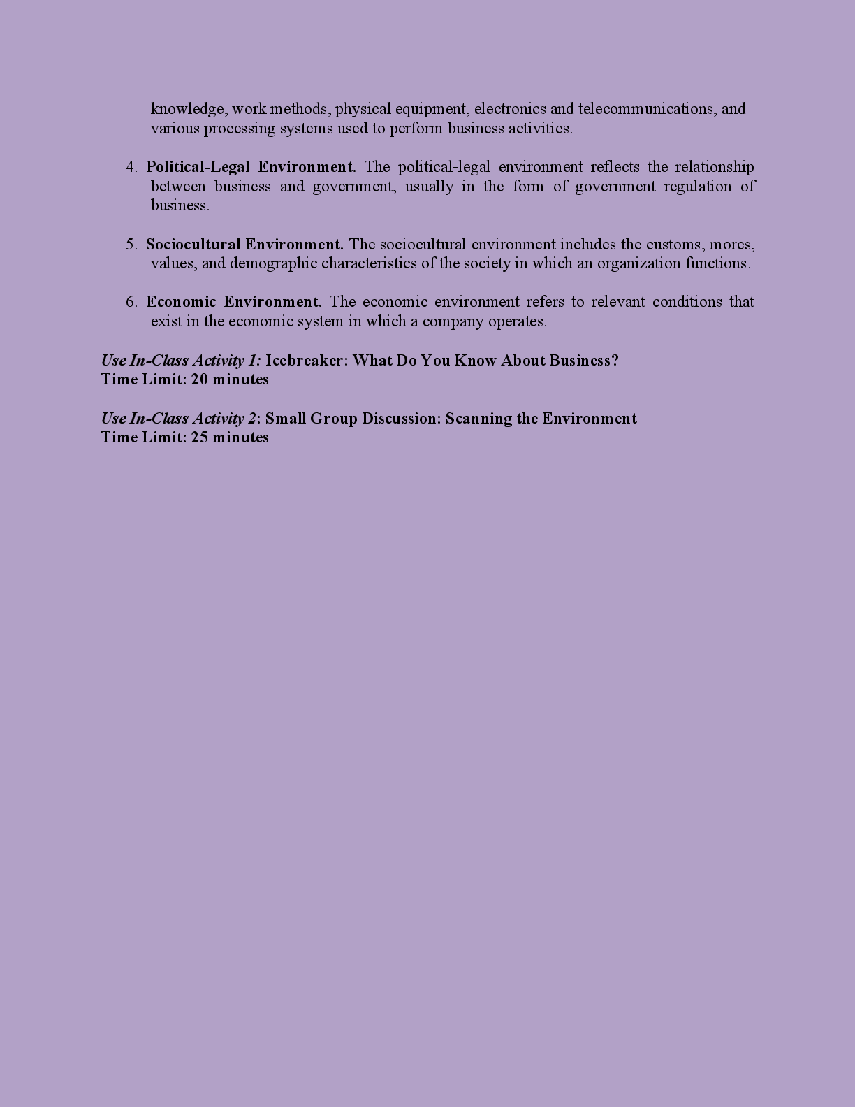Preview page 4 of SOLUTIONS MANUAL  BUSINESS ESSENTIALS  13TH EDITION BY  RONALD EBERT, RICKY  GRIFFI 2026/2027 UPDATE