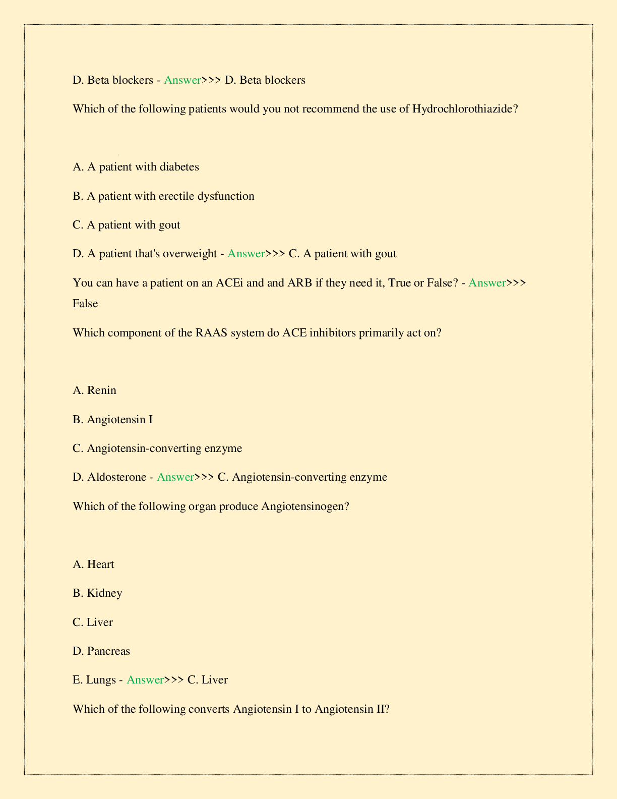 Preview page 4 of NURS 5434 HTN 2026 COMPLETE STUDY QUESTIONS WITH CORRECT SOLUTIONS 100% ASSURED PASS GUARANTEED A+