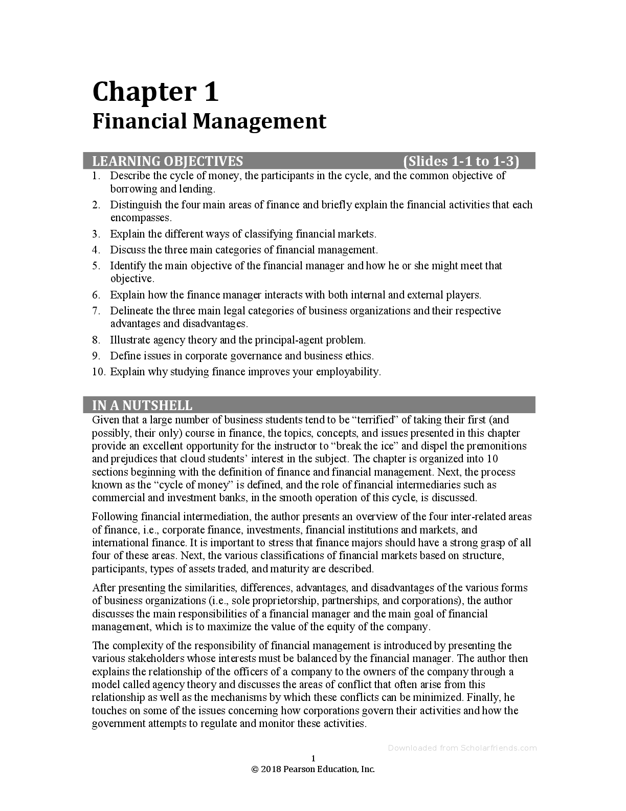 Preview page 2 of Instructor Manual Financial Management Core Concepts 4th Edition By Raymond M. Brooks
