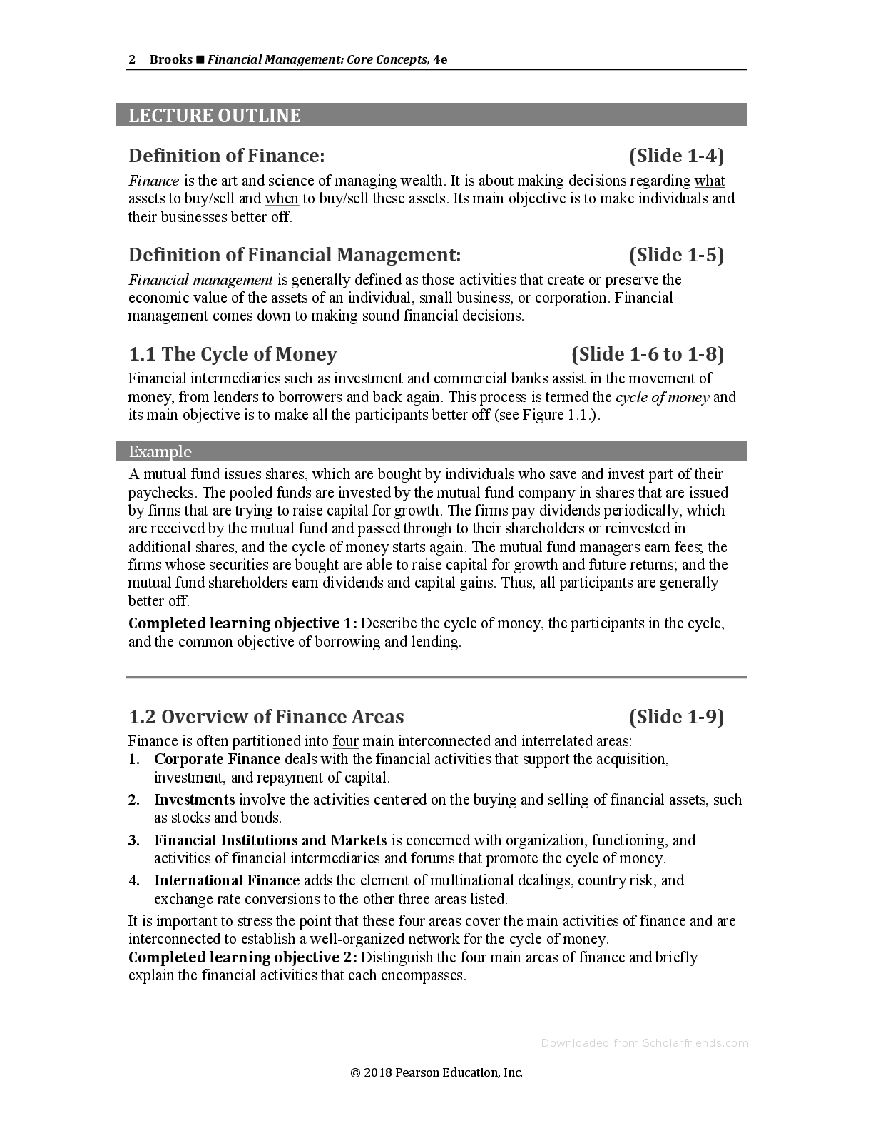 Preview page 3 of Instructor Manual Financial Management Core Concepts 4th Edition By Raymond M. Brooks