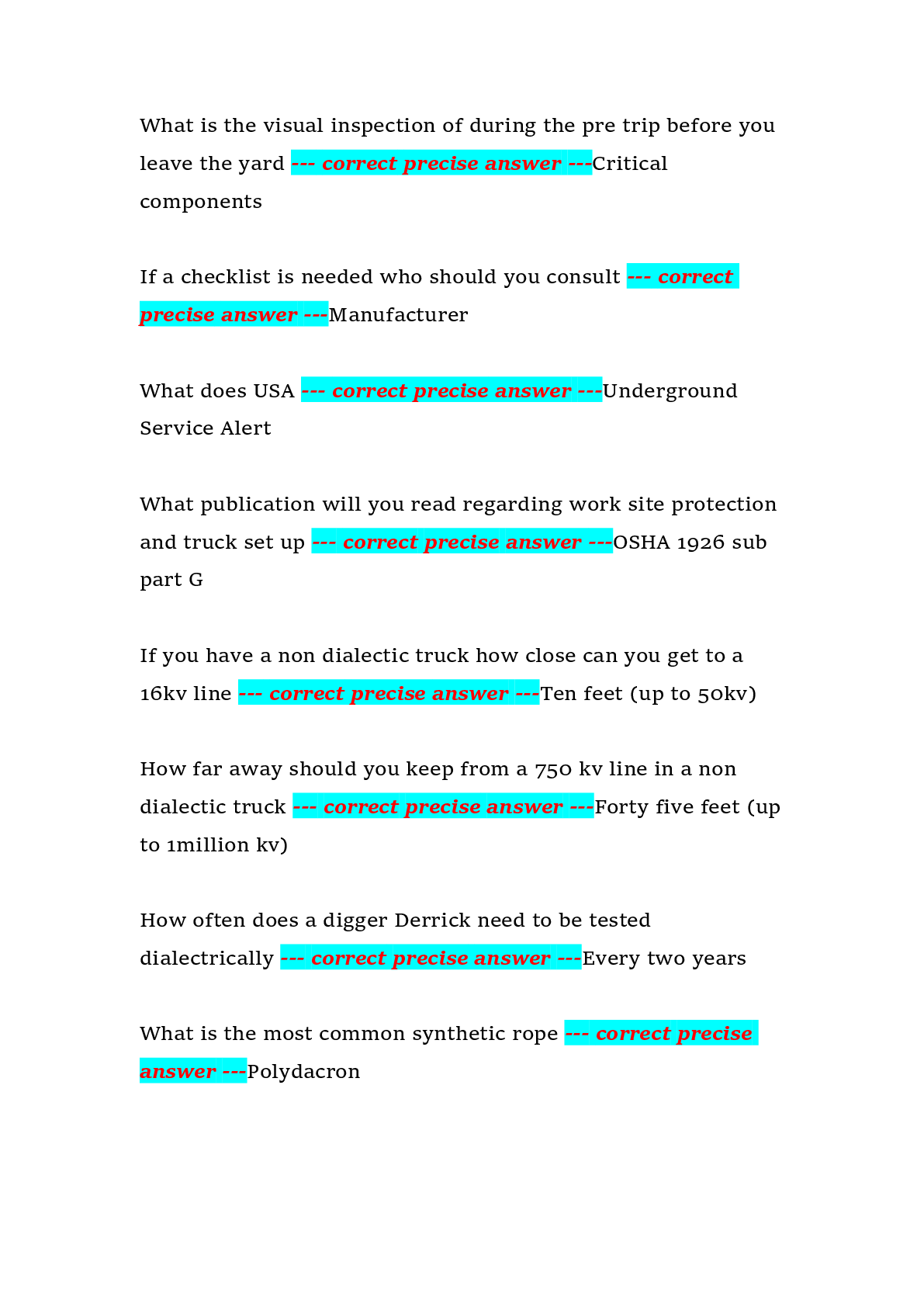 Preview page 2 of NCCCO Digger Derrick Operator Certification Exam Preparation 2026 – Practice Questions with Verified Answers and Rationa