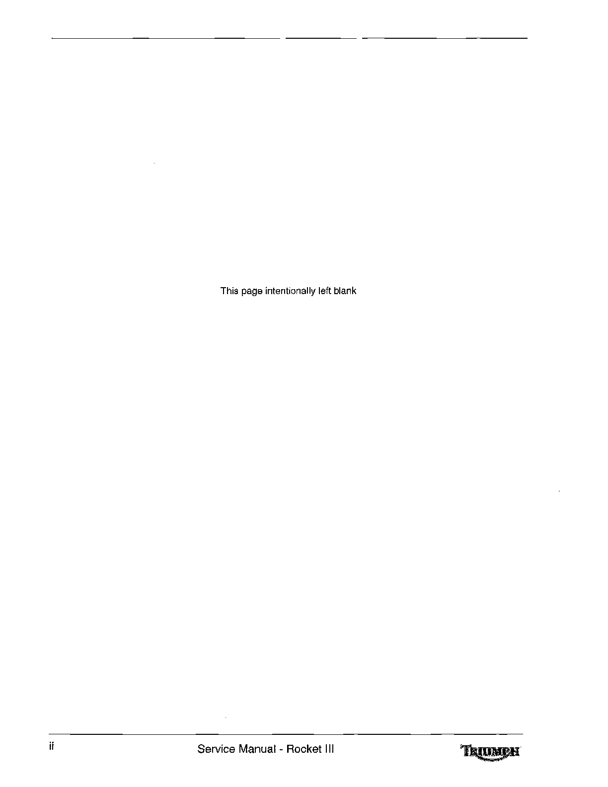 Preview page 2 of triumph rocket 3 service workshop manual 2004-2009