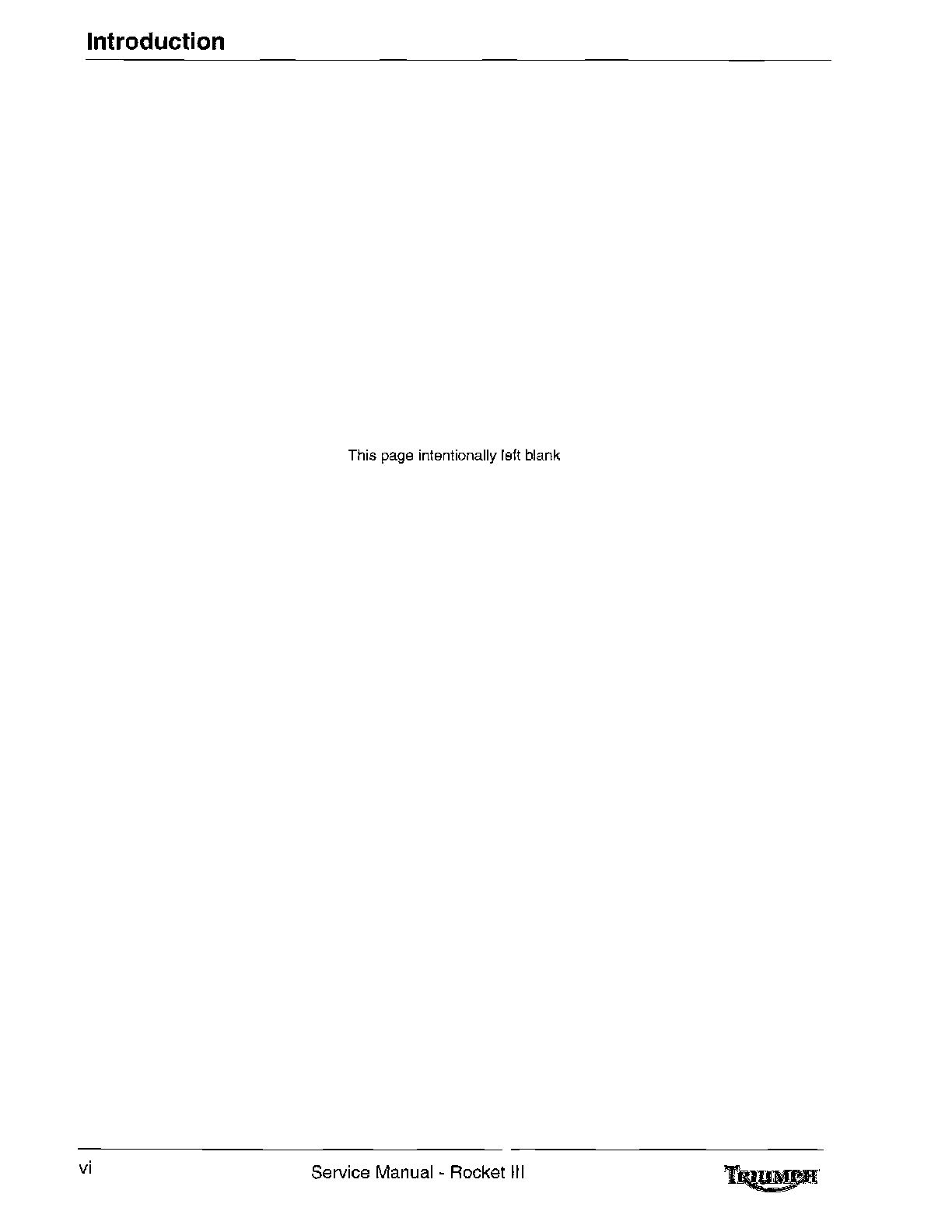 Preview page 6 of triumph rocket 3 service workshop manual 2004-2009