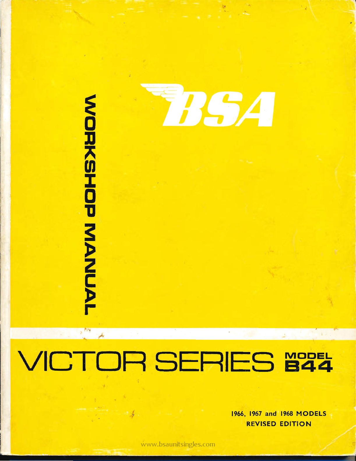 Preview of BSA Victor series Model B44 workshop manual