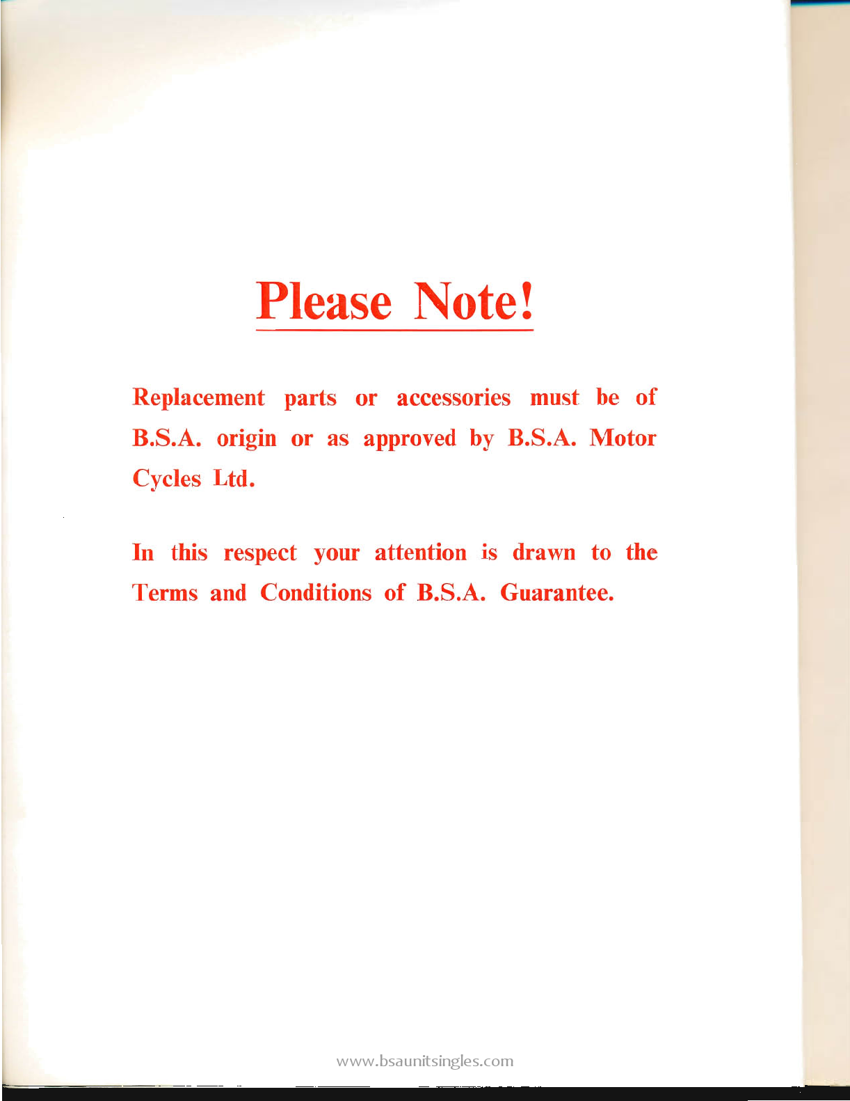 Preview page 3 of BSA Victor series Model B44 workshop manual