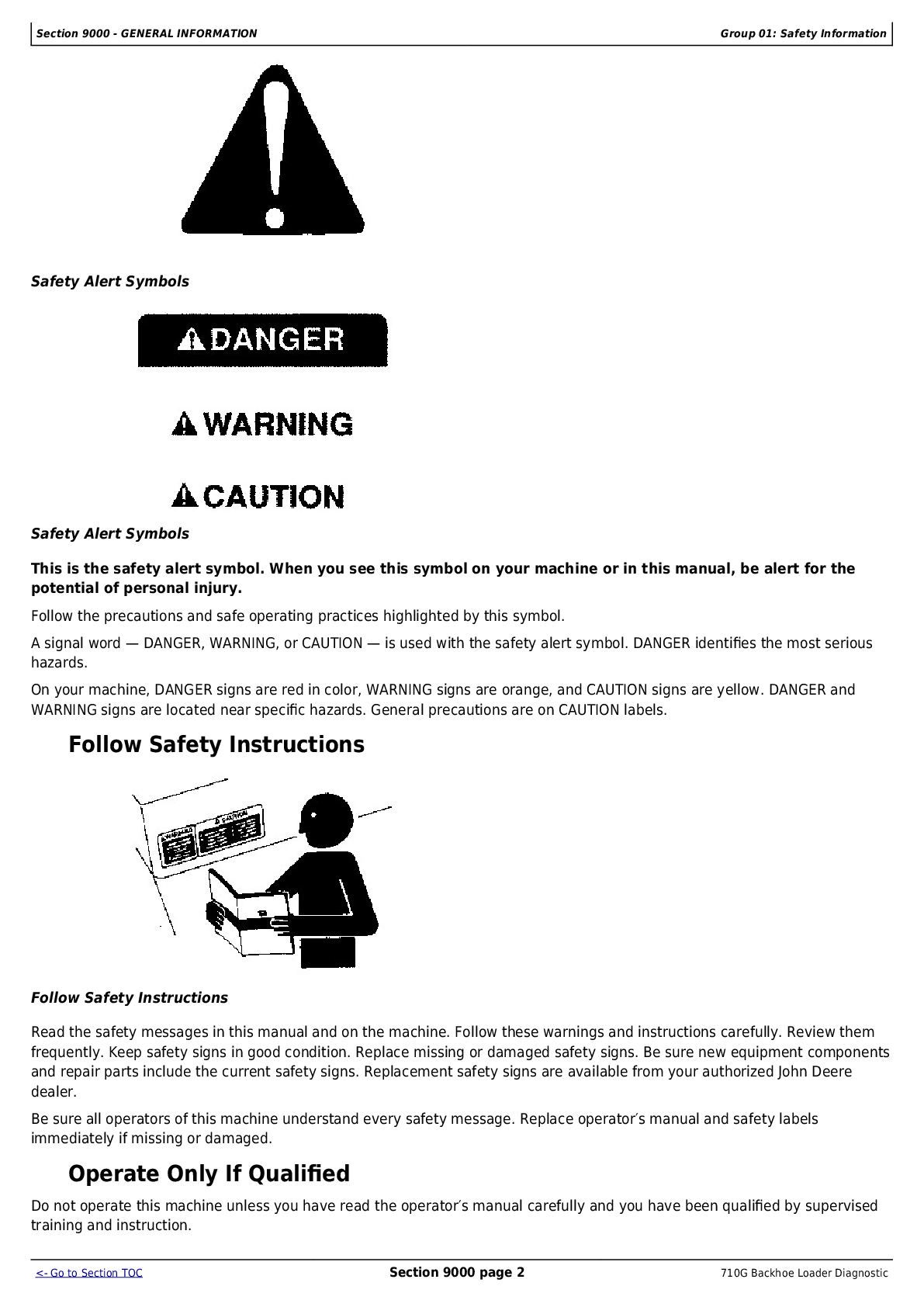 Preview page 9 of JOHN DEERE 710G BACKHOE LOADER OPERATOR TEST MANUAL