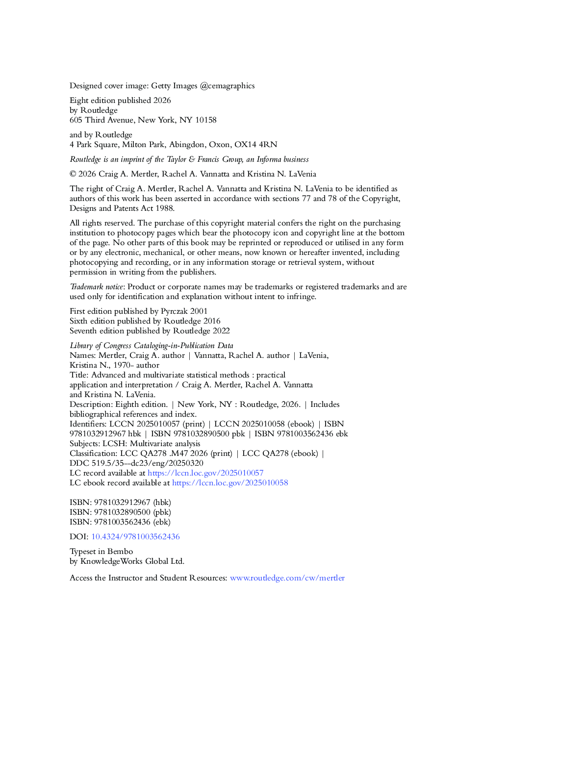 Preview page 5 of eBook PDF Advanced and Multivariate Statistical Methods Practical Application and Interpretation 8th Edition By Craig Me