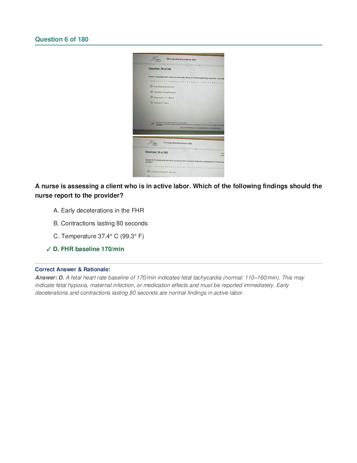 Preview page 6 of RN Comprehensive Predictor 2026 V2 A+Questions Answers