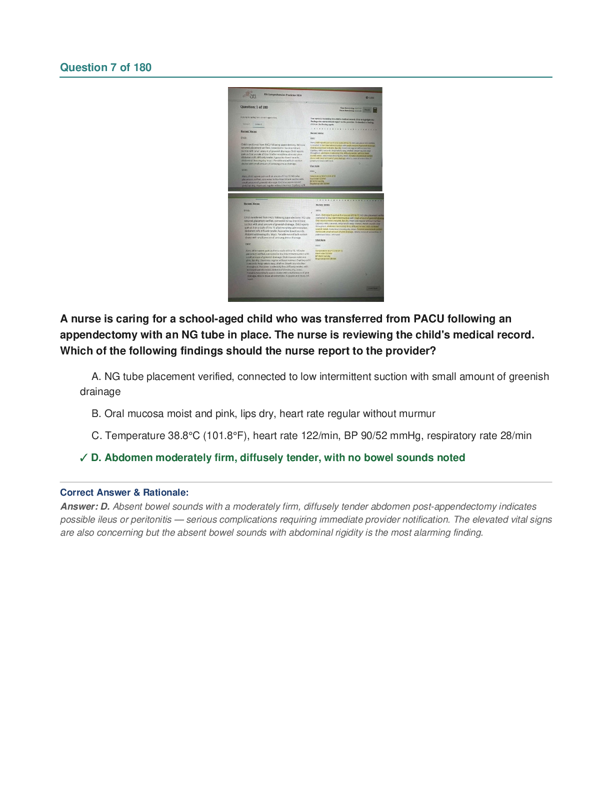Preview page 7 of RN Comprehensive Predictor 2026 V2 A+Questions Answers