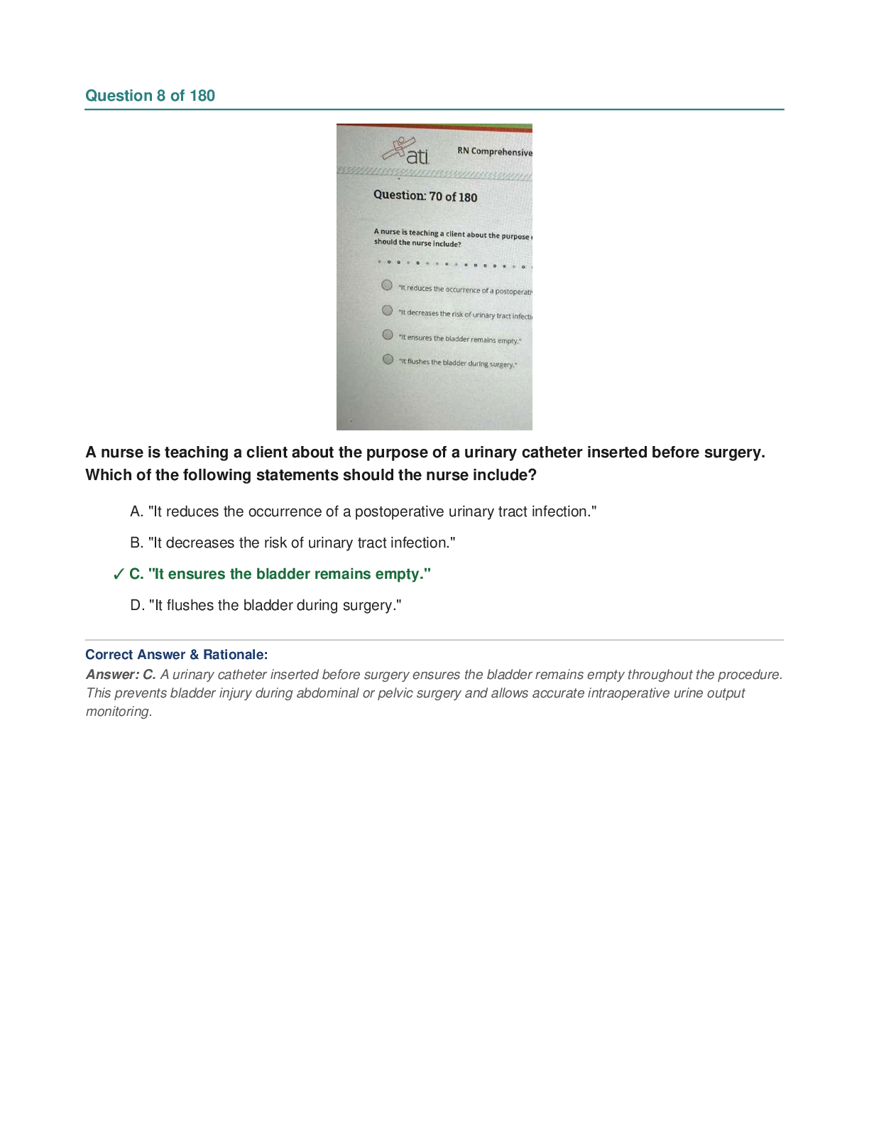 Preview page 8 of RN Comprehensive Predictor 2026 V2 A+Questions Answers