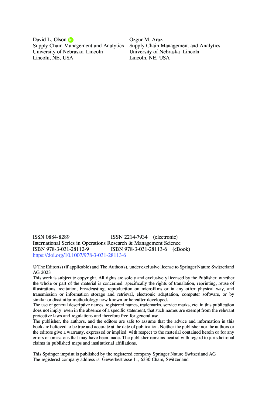 Preview page 5 of Data Mining and Analytics in Healthcare Management By David Olson, Özgür Araz