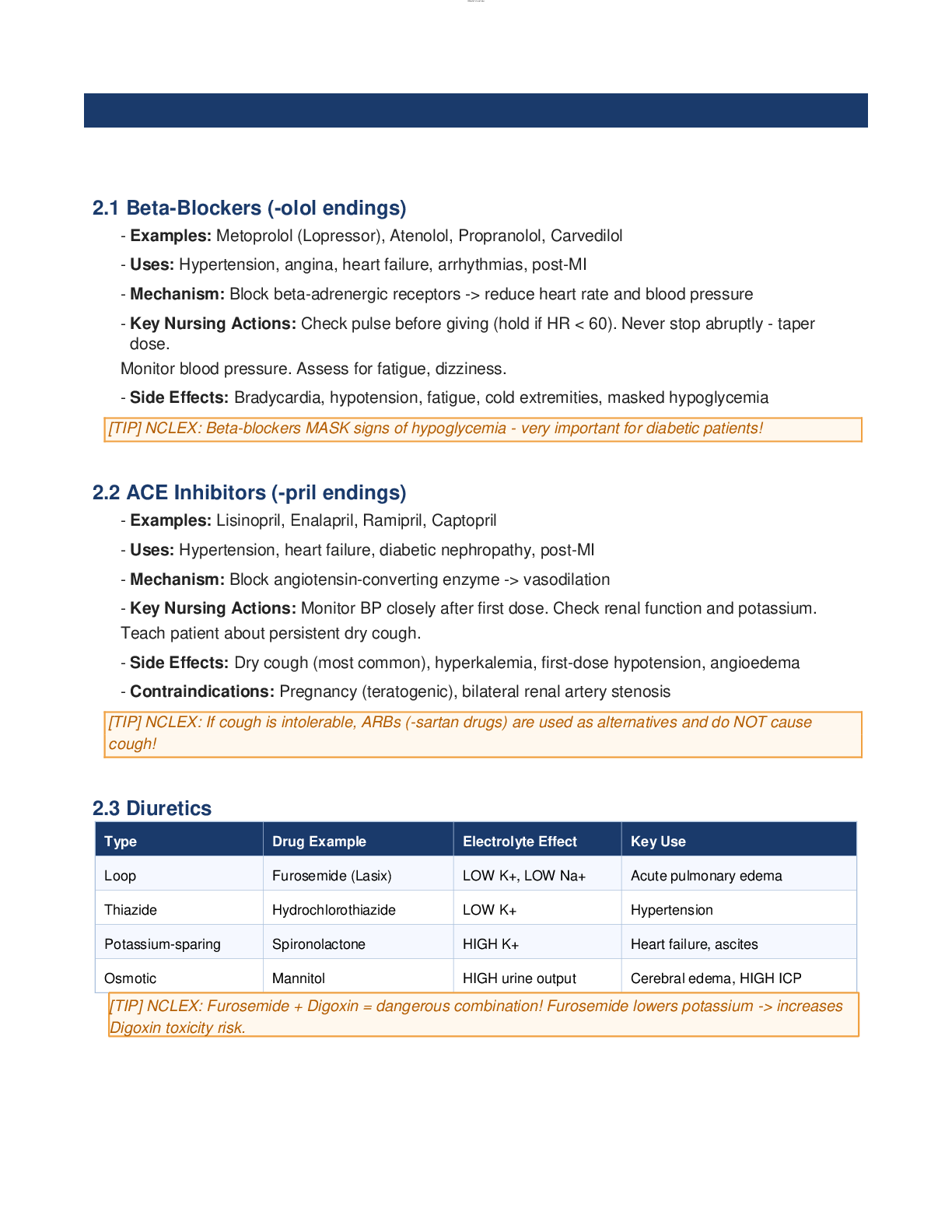 Preview page 3 of NCLEX-RN Pharmacology Complete Study Guide - 2025/2026 Edition