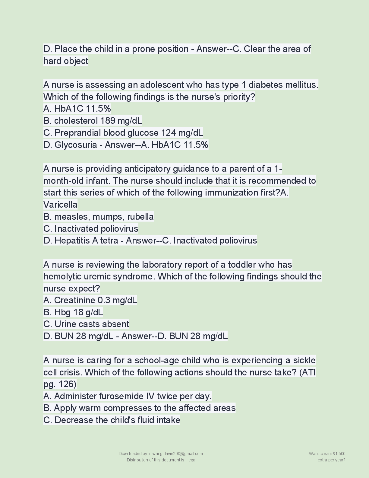 Preview page 2 of ATRIC FINAL 100%  VERIFIED SOLUTIONS  2026/2027  GUARANTEED PASS
