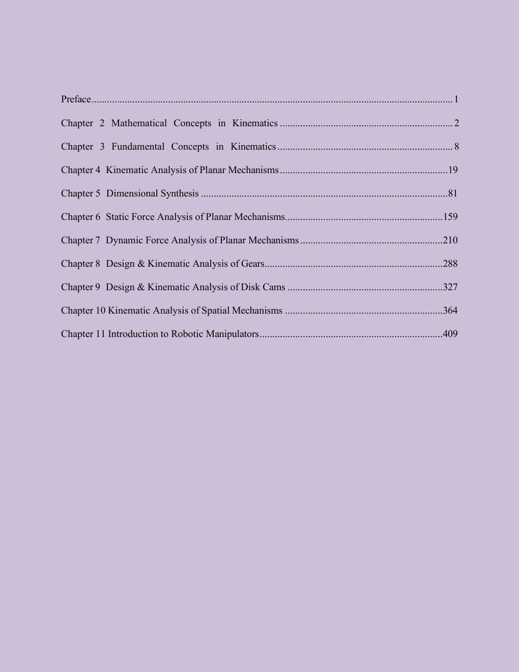 Preview page 2 of Solutions Manual for Kinematics and Dynamics of Mechanical Systems: Implementation in MATLAB® and Simscape Multibody™ 3r