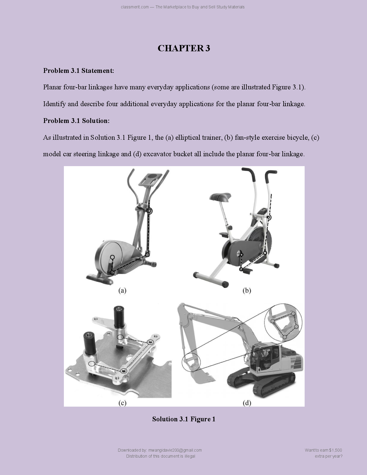 Preview page 9 of KINEMATICS AND  DYNAMICS OF   MECHANICAL SYSTEMS: A   IMPLEMENTATION-BASED  100% VERIFIED SOLUTIONS  2026/2027 GUARANTEE