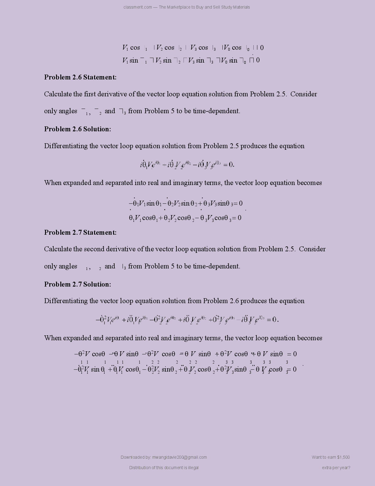 Preview page 6 of KINEMATICS AND  DYNAMICS OF   MECHANICAL SYSTEMS: A   IMPLEMENTATION-BASED  100% VERIFIED SOLUTIONS  2026/2027 GUARANTEE