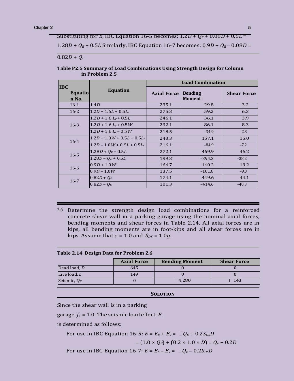 Preview page 7 of SOLUTIONS MANUAL for Structural Loads: 2012 IBC And ASCE/SEI 7-10 by Ph.d. Fanella, David A.