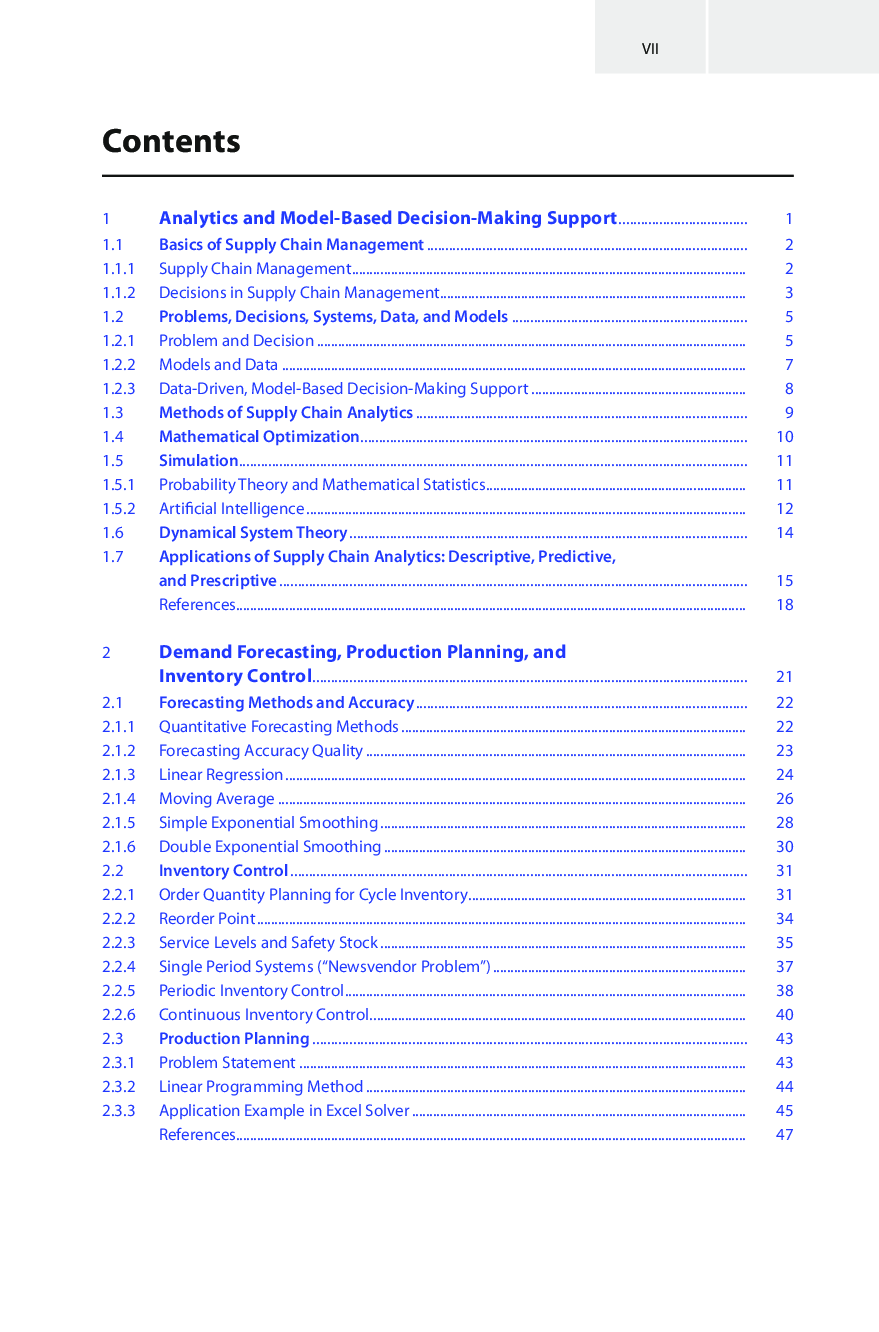 Preview page 5 of eBook PDF Introduction to Supply Chain Analytics By Dmitry Ivanov