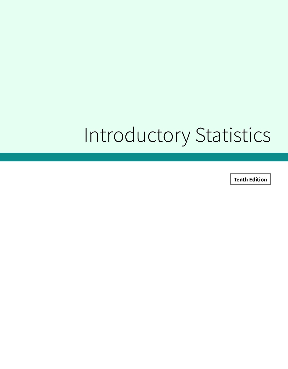 Preview page 3 of eBook PDF Introductory Statistics 10th Edition By Prem S. Mann
