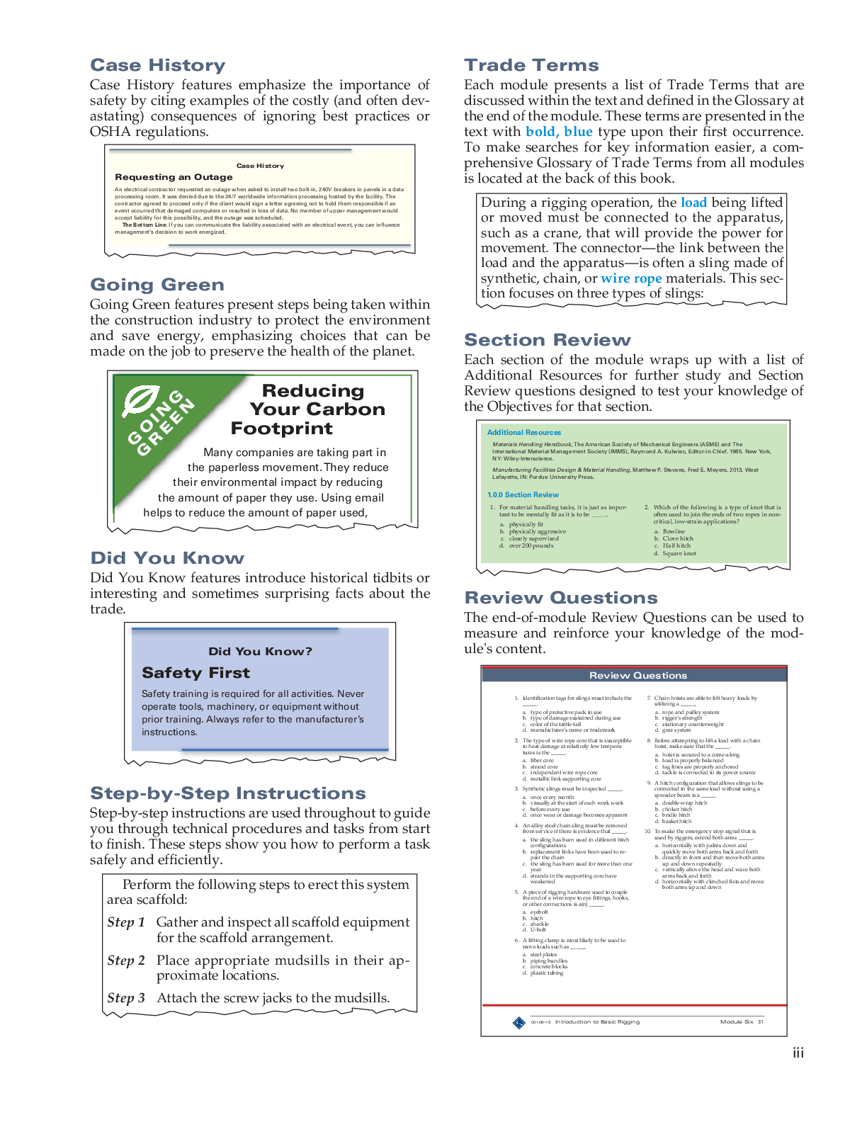 Preview page 6 of eBook PDF Mobile Crane Operations Level 1 Trainee Guide 3rd Edition By NCCER