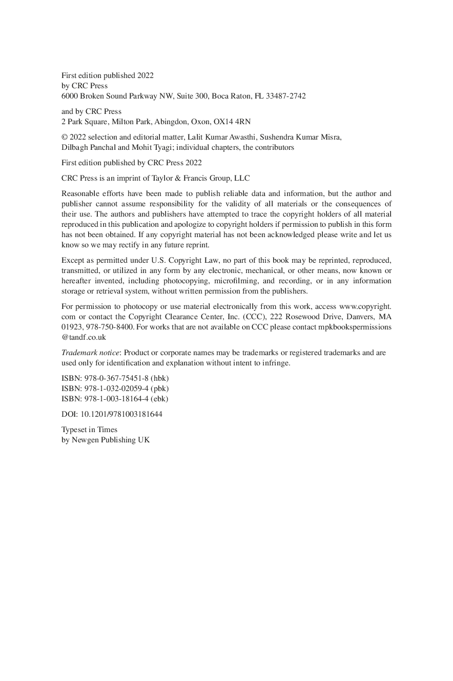 Preview page 5 of Operations Management and Data Analytics Modelling By Lalit Awasthi, Sushendra Misra, Dilbagh Panchal, Mohit Tyagi