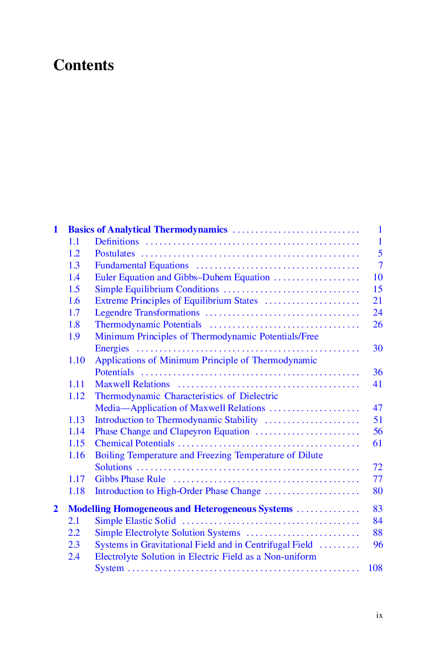 Preview page 8 of eBook PDF for Analytical ThermodynamicsAnalytical Thermodynamics 2nd Edition By Li D.