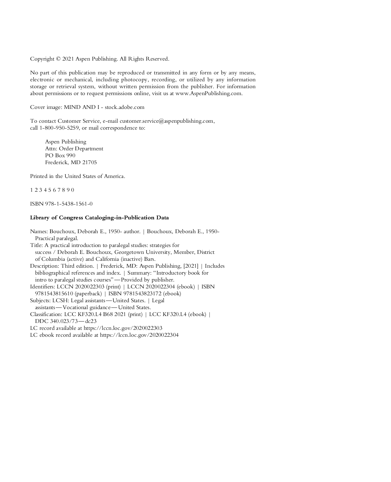 Preview page 4 of A Practical Introduction to Paralegal Studies 3rd Edition By Deborah Bouchoux eBook PDF
