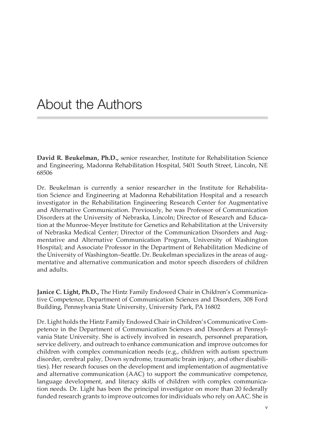 Preview page 6 of Augmentative & Alternative Communication 5th Edition By David Beukelman, Janice Light eBook PDF