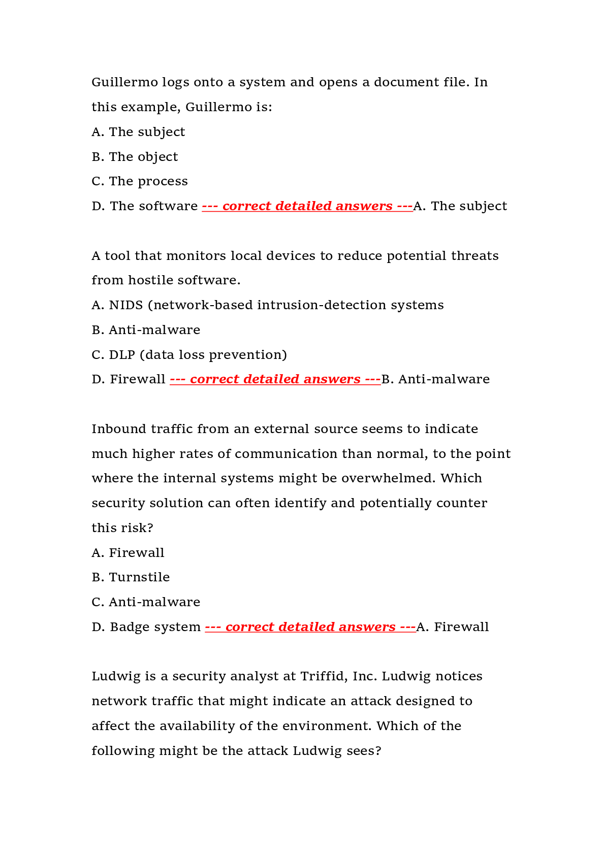 Preview page 4 of (ISC)² Certified in Cybersecurity (CC) Certification Exam Prep, (ISC)², 2025–2026 Complete Study Guide and Practice Ques