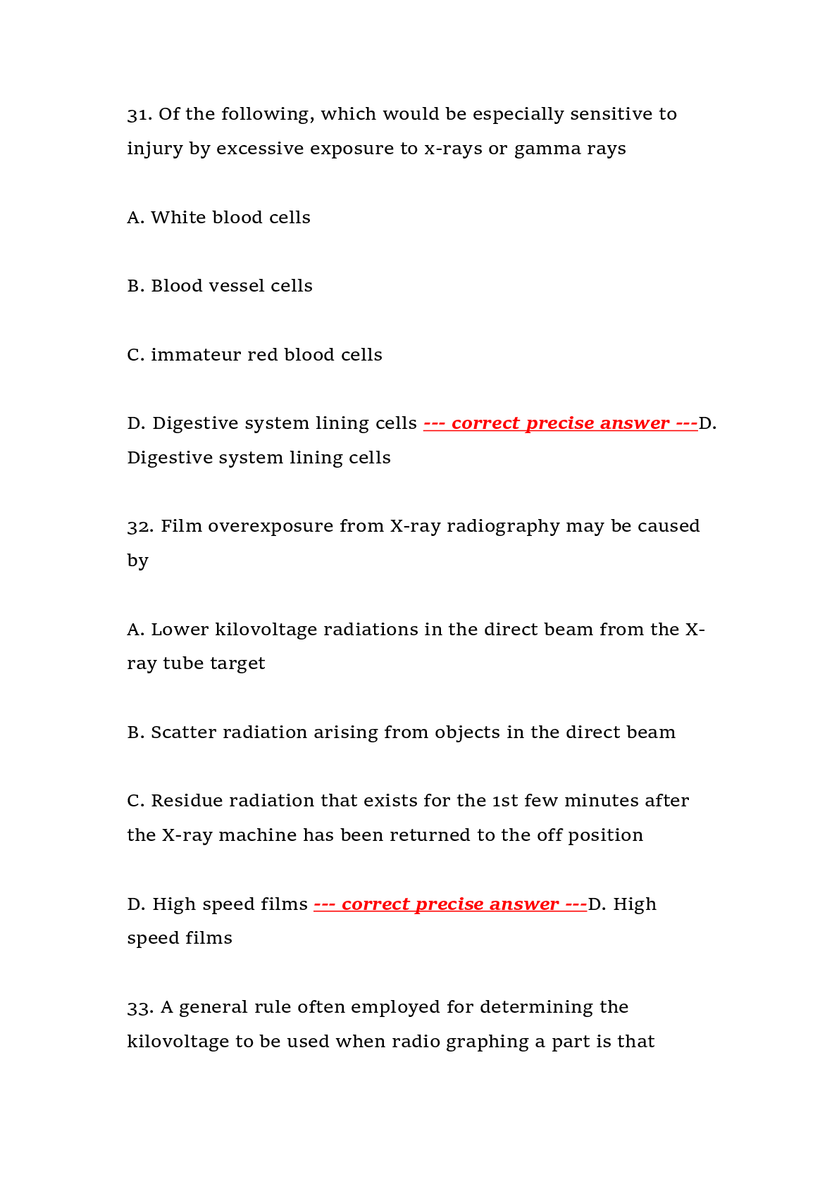 Preview page 2 of ASNT RT I Exam 2026 – Industrial Radiographic Testing Level I Certification | Complete Exam Questions and Detailed Answe