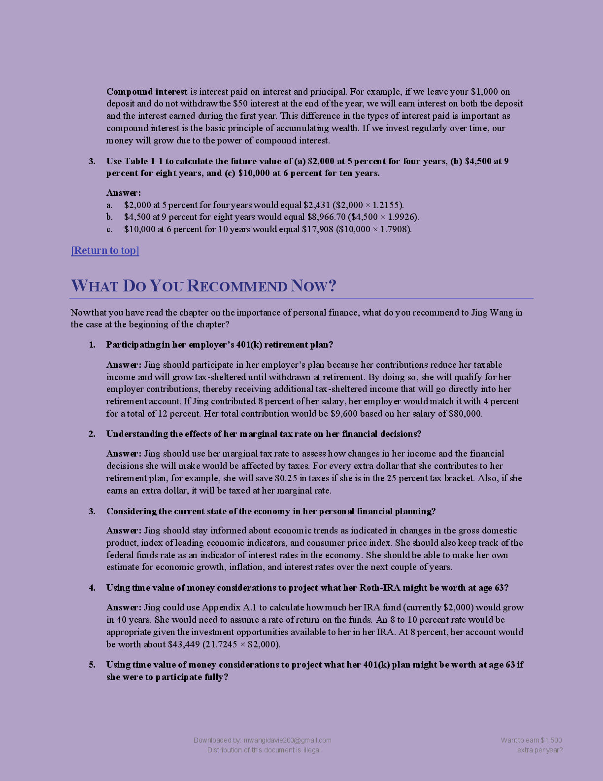 Preview page 7 of PERSONAL FINANCE   (14TH EDITION) BY E  THOMAS GARMAN AND   RAYMOND E FORGUE  100%  GUARANTEED  PASS