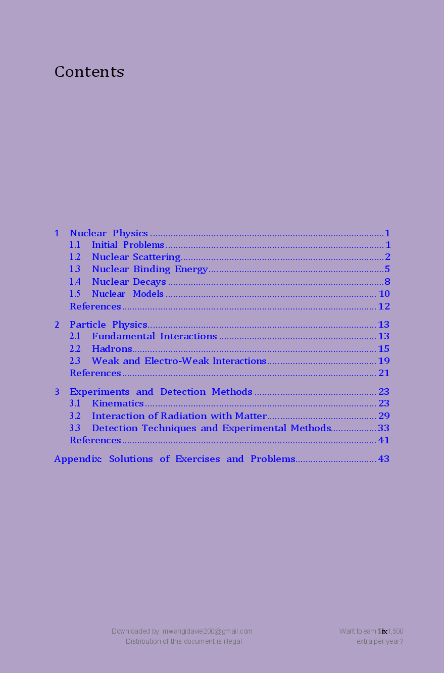 Preview page 2 of NUCLEAR AND   PARTICLE PHYSICS  (1ST EDITION, 2019) BY   SERGIO PETRERA  GUARANTEED PASS