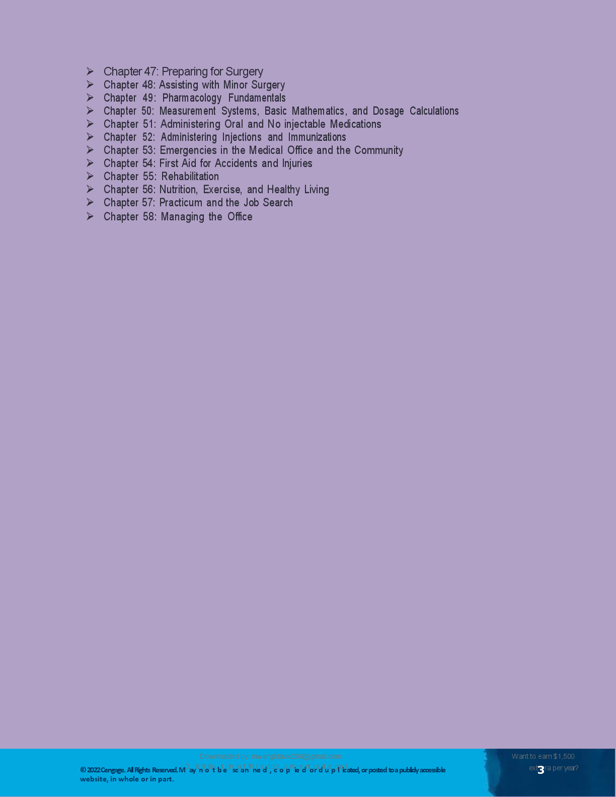 Preview page 2 of MEDICAL ASSISTING   ADMINISTRATIVE  CLINICAL  COMPETENCIES   MINDTAP COURSE  VERIFIED SOLUTIONS